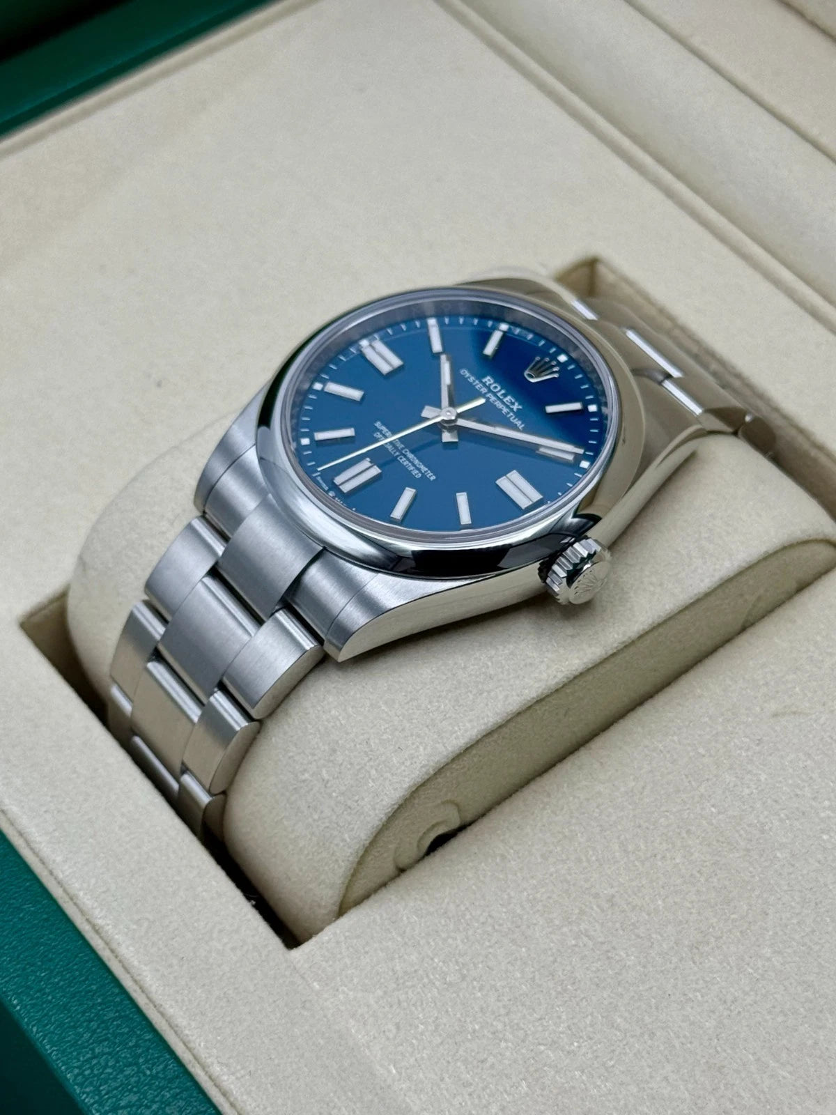 NEW 2025 Rolex Oyster Perpetual 41mm Ref. 134300 – Medium Blue Dial – Unworn