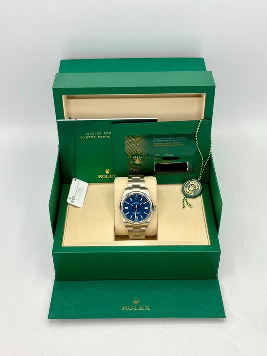 NEW 2025 Rolex Oyster Perpetual 41mm Ref. 134300 – Medium Blue Dial – Unworn