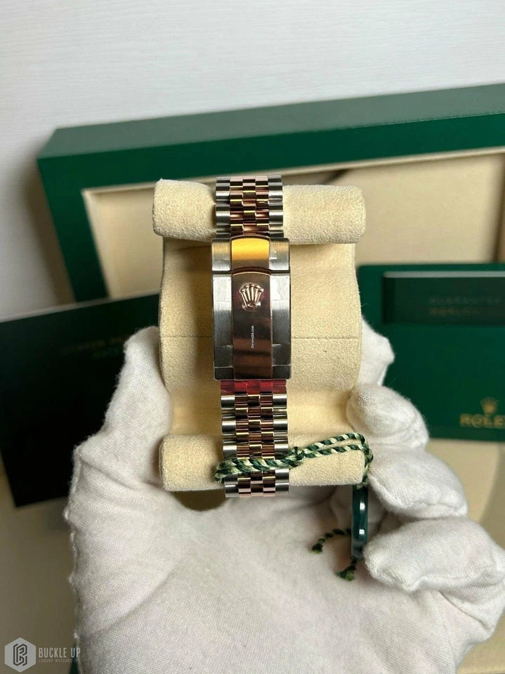 2025 Rolex Datejust 41mm Ref. 126331 – Brown Dial – Fluted Bezel – Jubilee