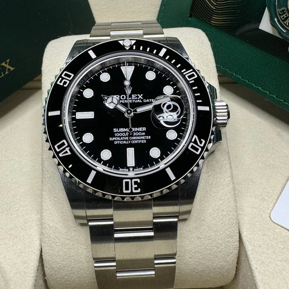 NEW UNWORN 2025 Rolex Submariner Date 41mm – Ref. 126610LN – Black Dial & Black Ceramic Bezel – Factory Stickers – Complete Set